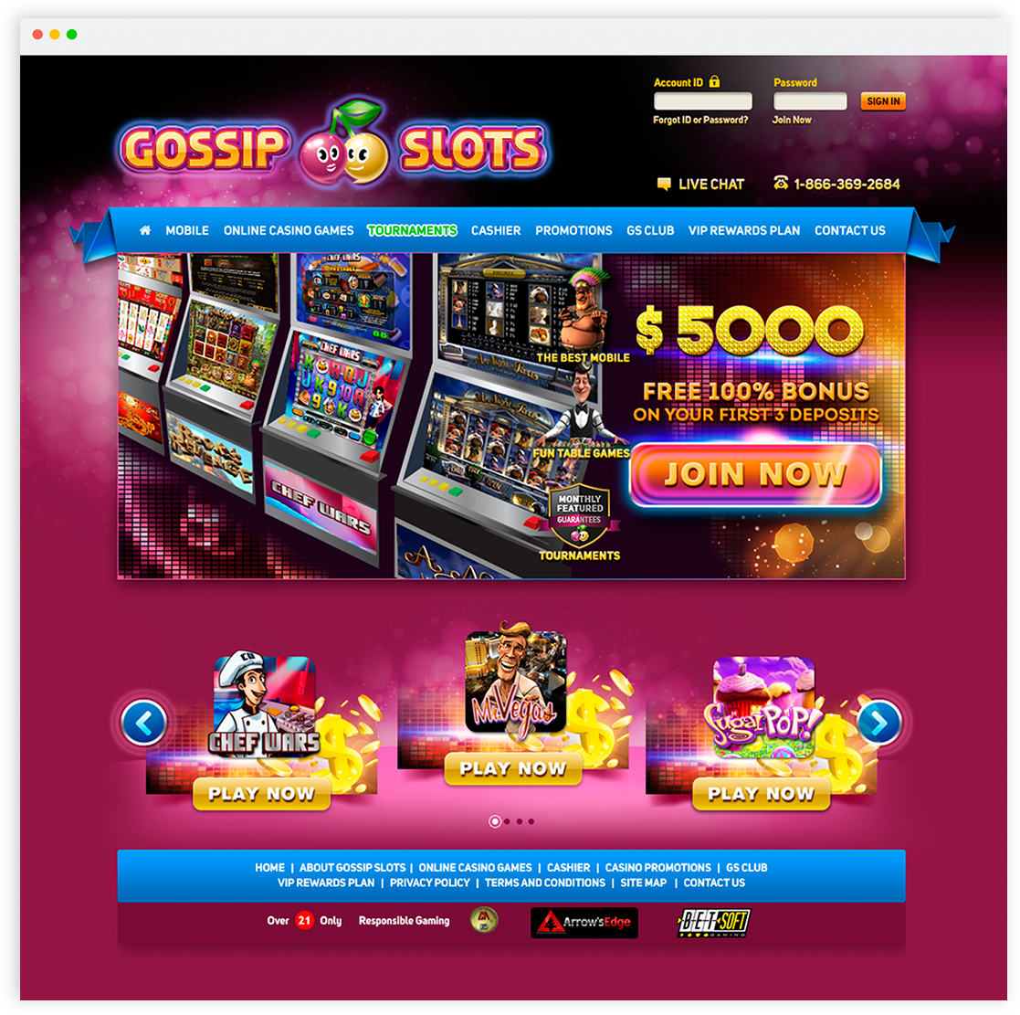 Casino Website Development